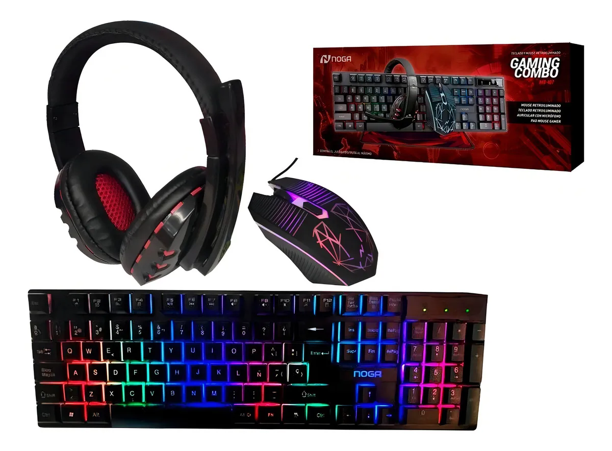 Combo Gaming 4 en 1 NKB-407