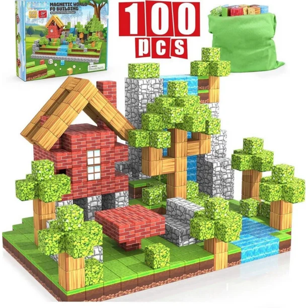 Bloques magn&eacute;ticos Minecraft