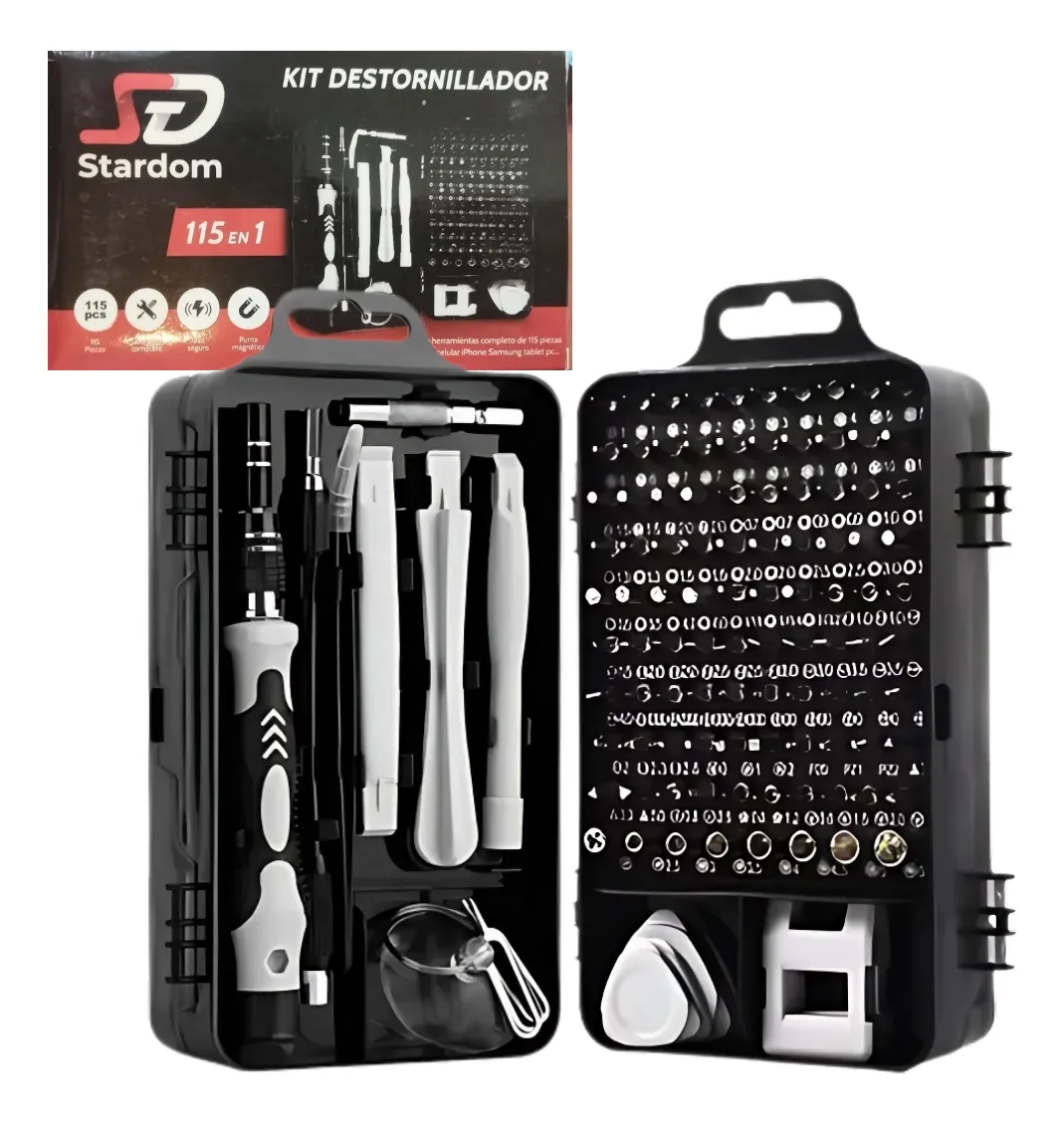 Kit Destornillador 115 En 1 Stardom