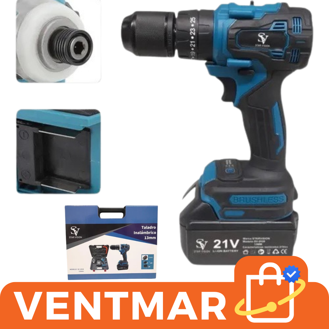 Taladro Inal&aacute;mbrico SV-2026 de 13 mm
