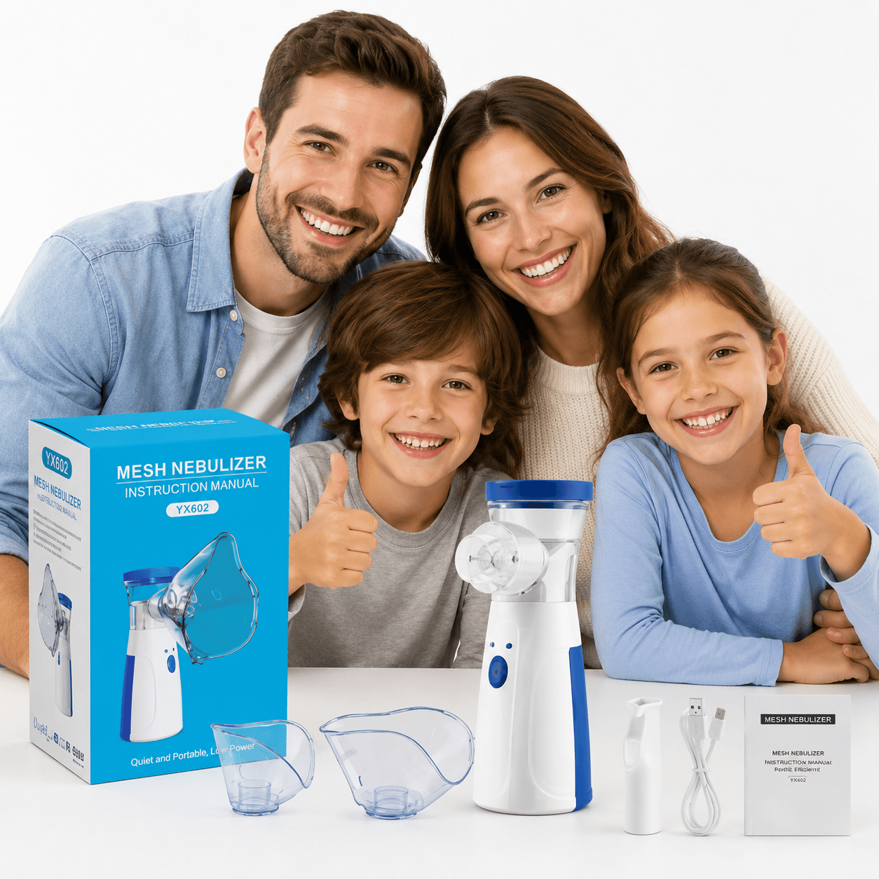 Nebulizador inal&aacute;mbrico mesh